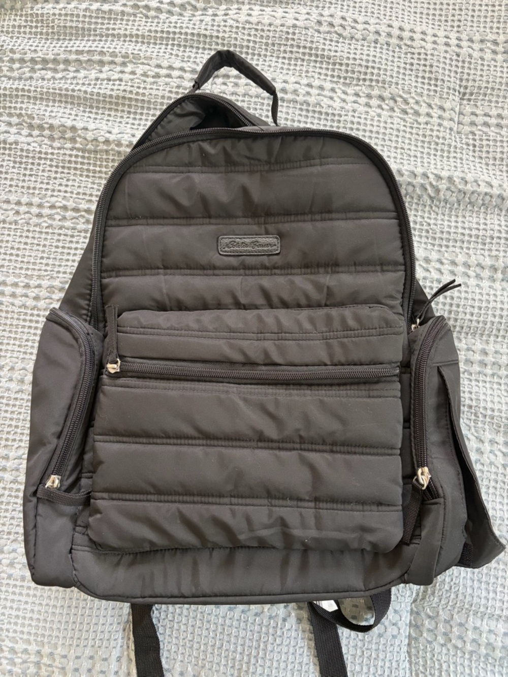 New Eddie Bauer black diaper bag